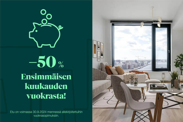 Rental Helsinki Kalasatama 2 rooms -