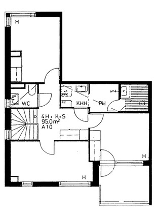 Asumisoikeusasunto Kerava Kaleva 4 huonetta