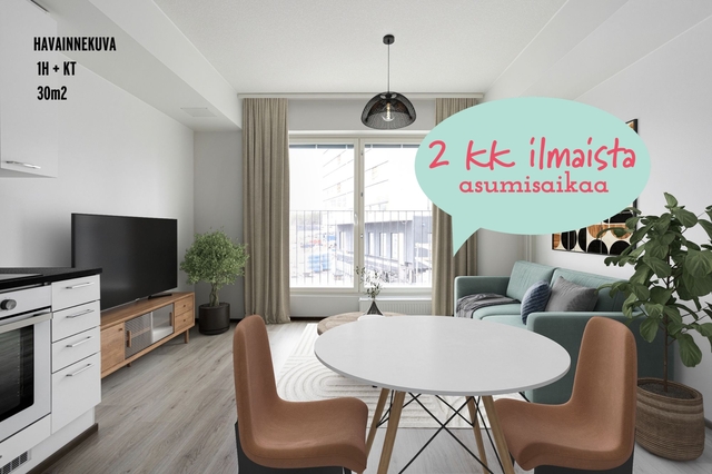 Rental Espoo Finnoo 1 room Kampanja yksiö