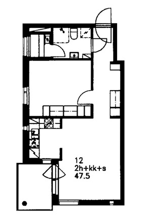 Asumisoikeusasunto Helsinki Vuosaari Kaksio