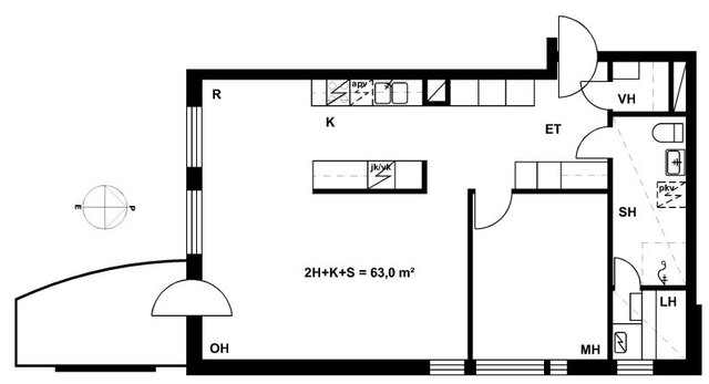 Asumisoikeusasunto Vantaa Länsimäki Kaksio