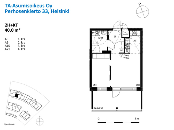 Asumisoikeusasunto Helsinki Kaarela Kaksio