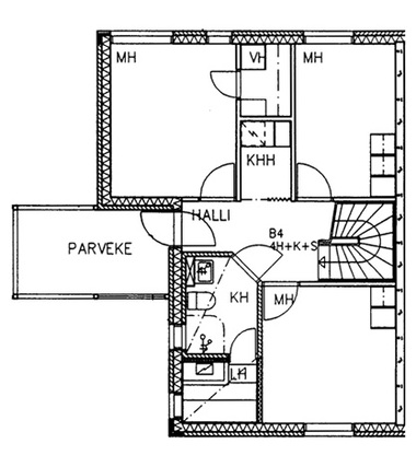 Rental Helsinki Malmi 4 rooms