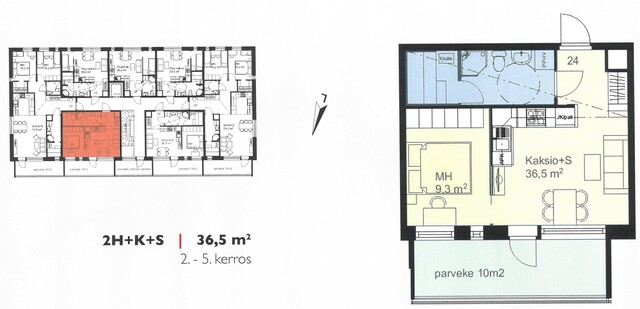 Rental Rauma Keskusta 2 rooms Julkisivu