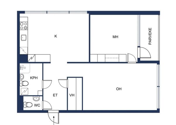 Rental Turku Runosmäki 2 rooms