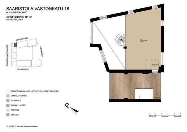 Asumisoikeusasunto Helsinki Kruunuvuorenranta 4 huonetta