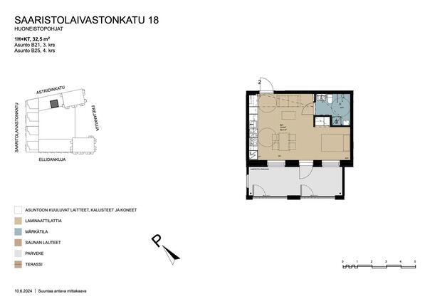 Asumisoikeusasunto Helsinki Kruunuvuorenranta Yksiö