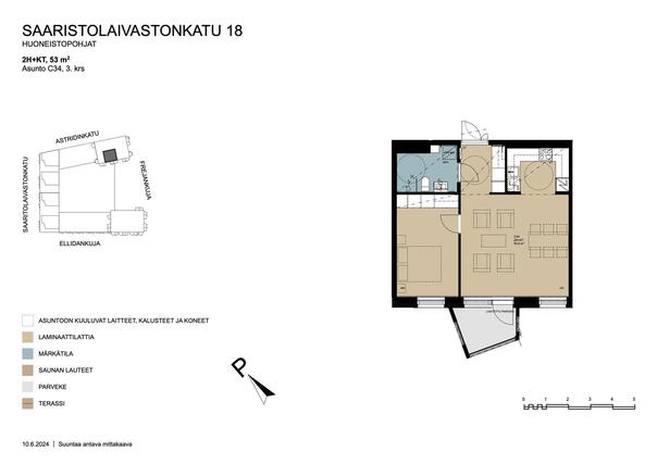 Asumisoikeusasunto Helsinki Kruunuvuorenranta Kaksio