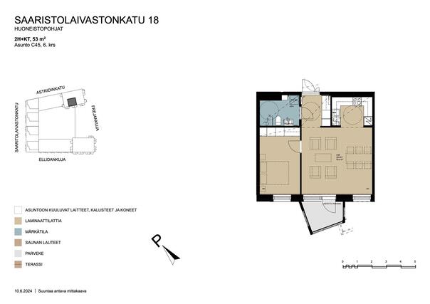 Right of occupancy apartment Helsinki Kruunuvuorenranta 2 rooms