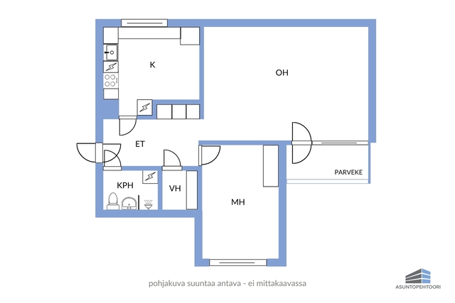 Vuokra-asunto Helsinki Pihlajamäki Kaksio