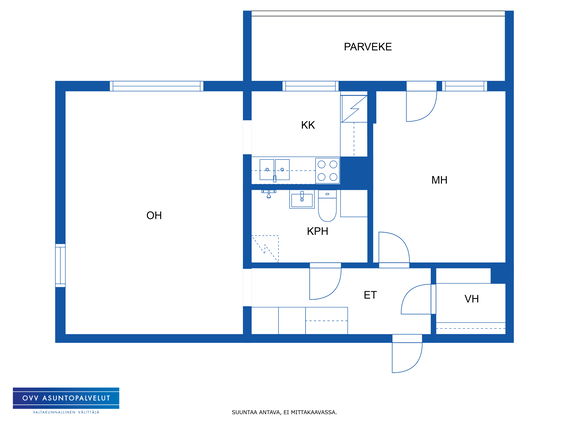 Rental Lappeenranta Lauritsala 2 rooms