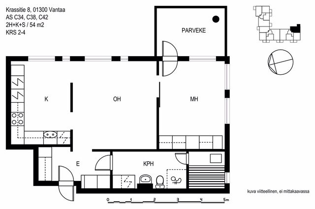 Rental Vantaa Tikkurila 2 rooms