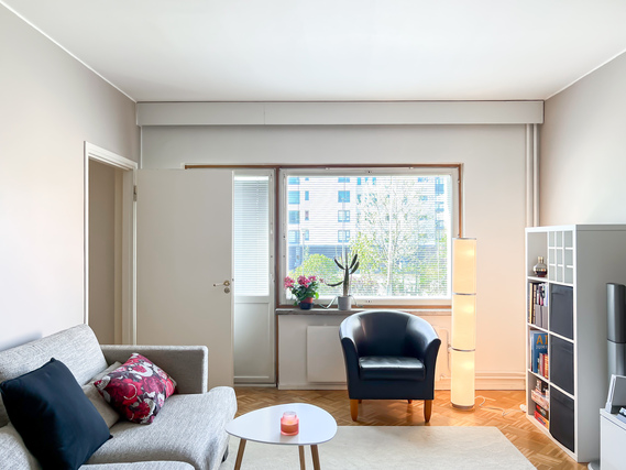 Rental Vantaa Tikkurila 2 rooms Upean valoisa ja moderni koti loistosijainnilla Tikkurilassa!