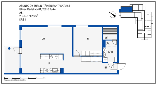 Rental Turku Martti 2 rooms