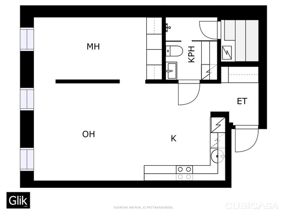 Rental Tampere Keskusta 2 rooms