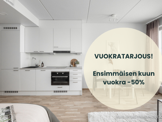 Rental Vantaa Kivistö 1 room Kuva vastaavanlaisesta huoneistosta.