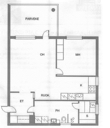 Rental Seinäjoki Hyllykallio 2 rooms