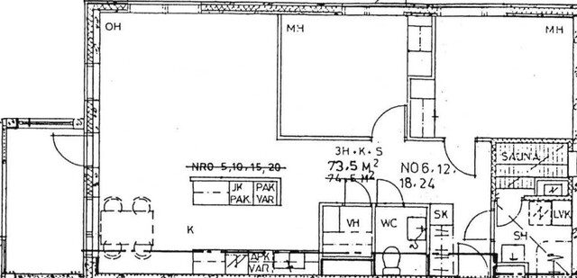 Rental Espoo Kiltakallio 3 rooms Kampanjakuva