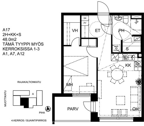 Rental Oulu Alppila 2 rooms