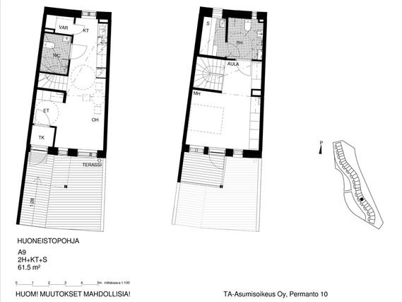 Asumisoikeusasunto Helsinki Vuosaari Kaksio