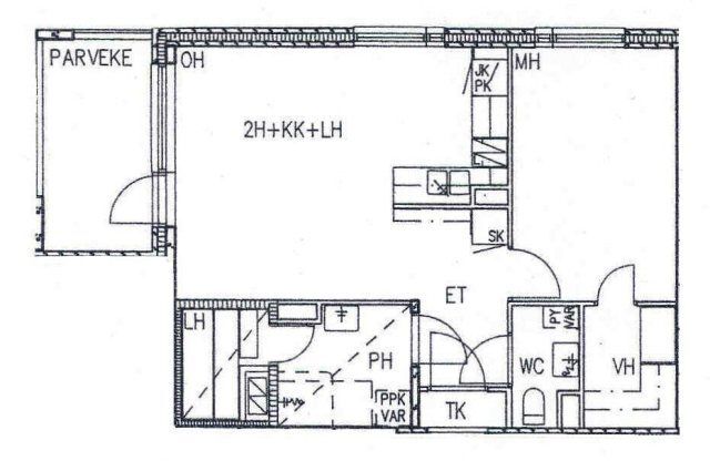 Asumisoikeusasunto Lahti Asemantausta Kaksio