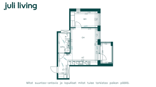 Rental Tampere Tesoma 2 rooms