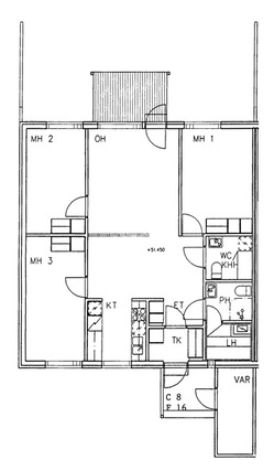 Right of occupancy apartment Tuusula Ristikivi 4 rooms