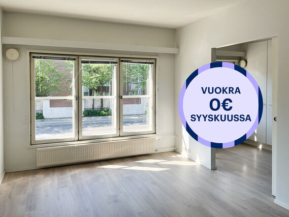 Vuokra-asunto Turku Keskusta Kaksio