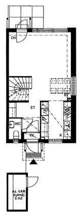 Right of occupancy apartment Kirkkonummi Masala 3 rooms