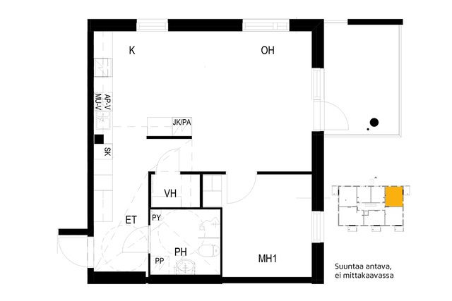 Rental Lahti Metsäkangas 2 rooms Julkisivukuva