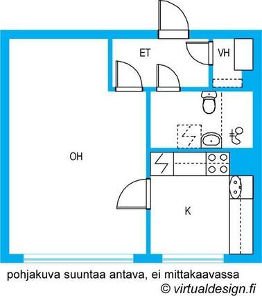 Vuokra-asunto Janakkala Turenki Yksiö