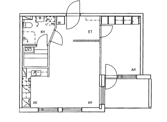 Right of occupancy apartment Vantaa Pakkala 2 rooms