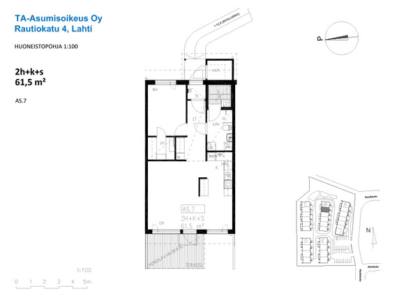 Asumisoikeusasunto Lahti Ahtiala Kaksio