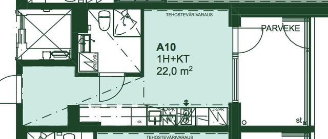 Vuokra-asunto Tampere Lielahti Yksiö