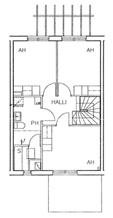 Asumisoikeusasunto Kerava Alikerava 4 huonetta