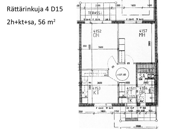 Vuokra-asunto Haapavesi Keskusta Kaksio