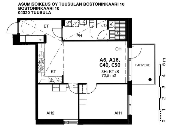 Asumisoikeusasunto Tuusula  3 huonetta