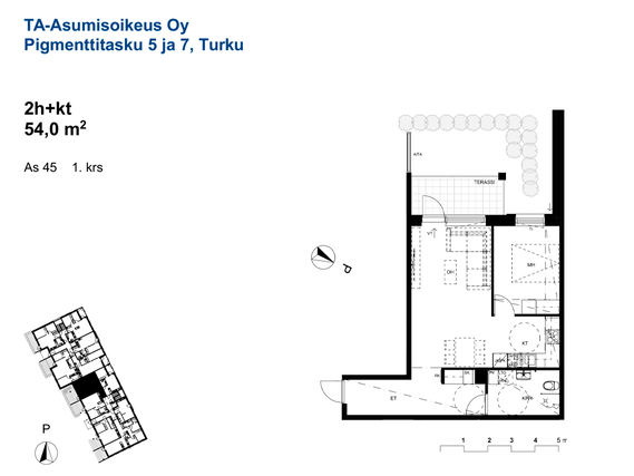 Asumisoikeusasunto Turku Pitkämäki Kaksio