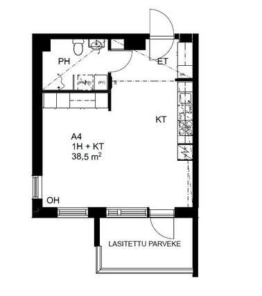 Rental Espoo Ymmersta 1 room -