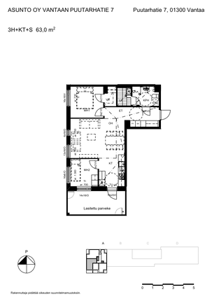 Rental Vantaa Koivuhaka 3 rooms Kampanjakuva