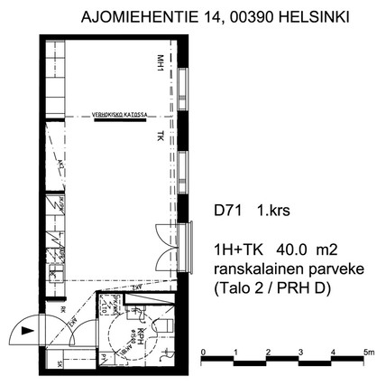 Asumisoikeusasunto Helsinki Konala Kaksio