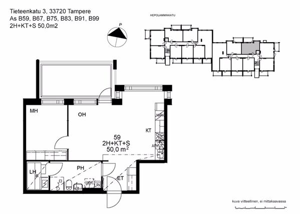 Rental Tampere Hervanta 2 rooms