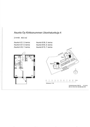 Vuokra-asunto Kirkkonummi Sarvvik Kaksio -