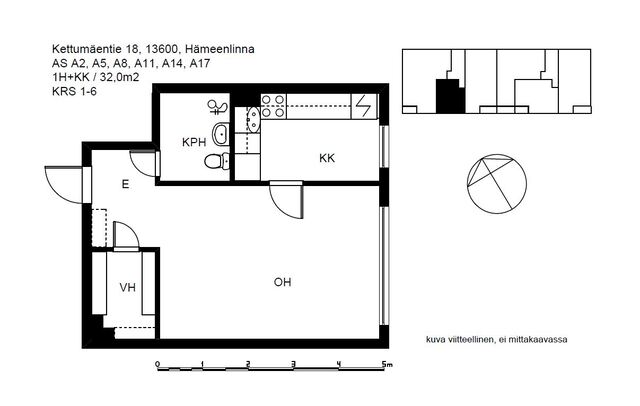 Rental Hämeenlinna  1 room Julkisivu