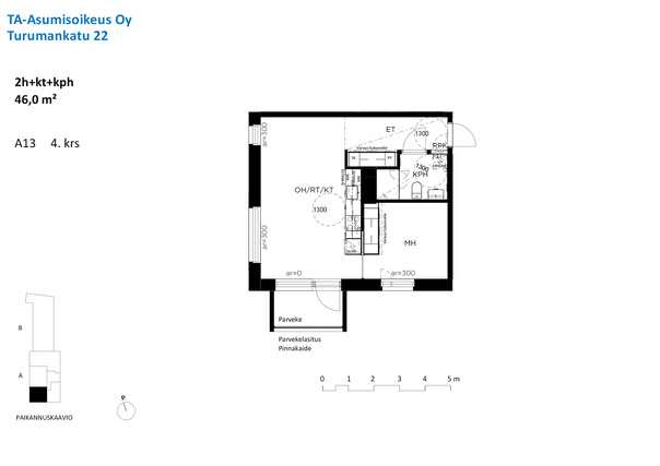 Right of occupancy apartment Helsinki Laajasalo 2 rooms