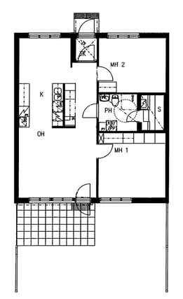 Asumisoikeusasunto Jyväskylä Kuokkala 3 huonetta