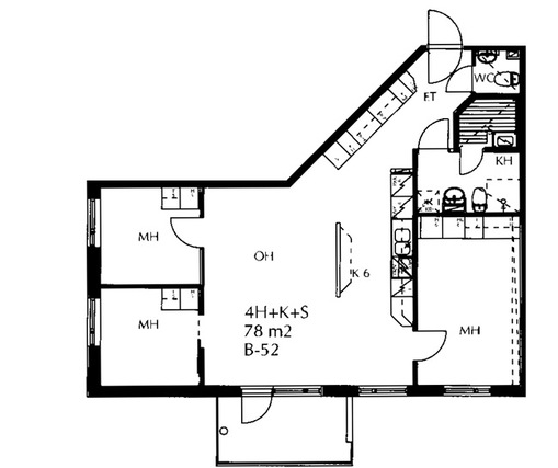 Right of occupancy apartment Vantaa Pakkala 3 rooms