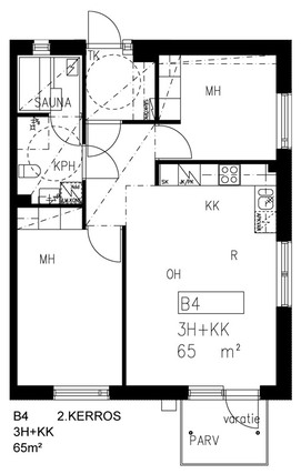 Right of occupancy apartment Helsinki Viikki 3 rooms