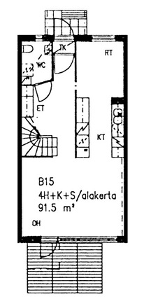 Asumisoikeusasunto Espoo Karakallio 4 huonetta