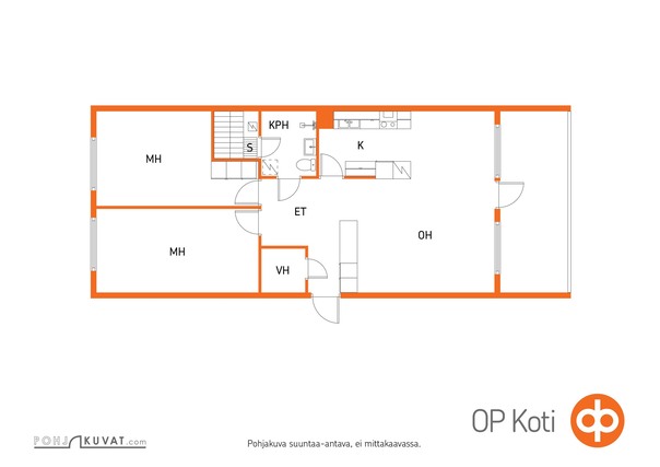 Rental Oulu Keskusta 3 rooms